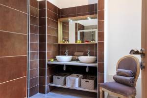 Salle de bain, le Jardin des Roses
